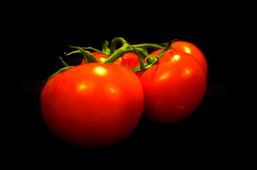 Tomato Photograph - Ruby Reds by Laurie Perry
