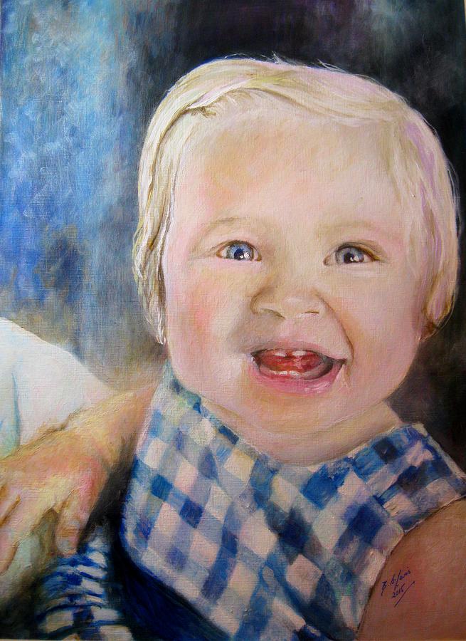 Toddler Painting - Ruby Tuesday by Siobhan Lewis Toddler Painting - Ruby Tuesday by Siobhan Lewis