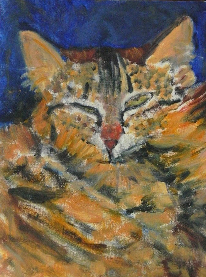 Rudi Winking Painting by Bonnie Wilber - Fine Art America