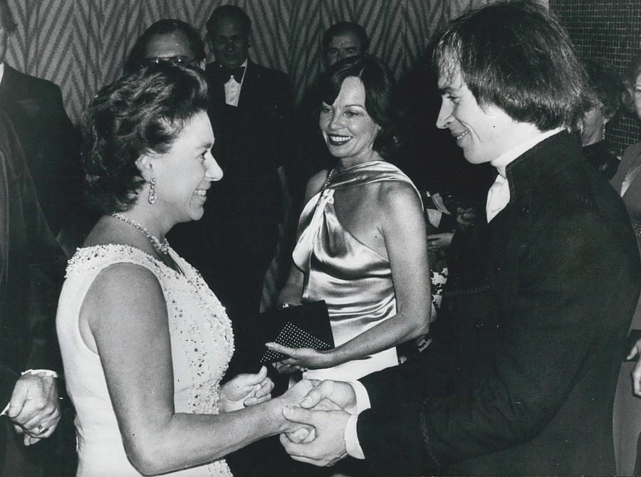 Rudolf Nureyev Meets Princess Margaret At Ppemiere Of  Photograph by Retro Images Archive