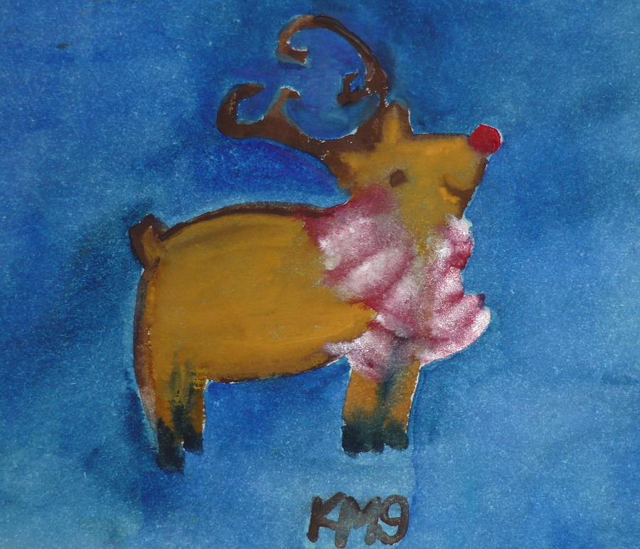 Rudolph Painting by Kim Grantier Fine Art America