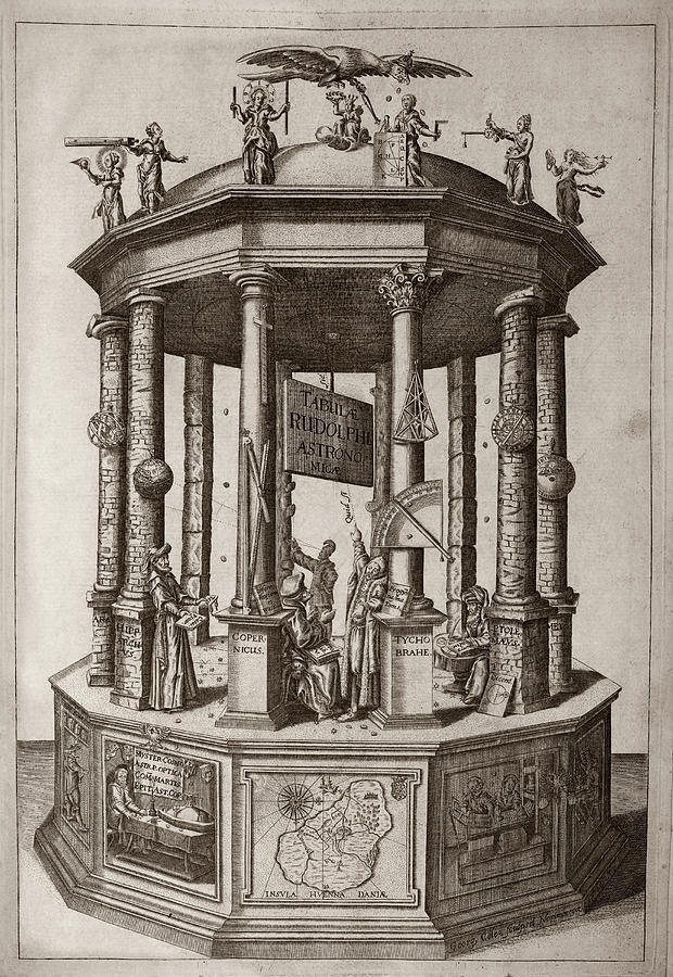 rudolphine Tables (1627) Photograph by Library Of Congress