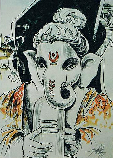Lord Shiva, Maa Parvati and Ganesha Sketch | Book art drawings, Butterfly  art drawing, Art drawings beautiful