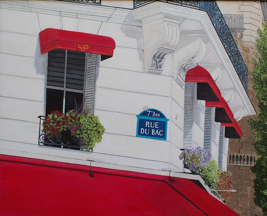 Paris Painting - Rue de Bac by Steven Fleit