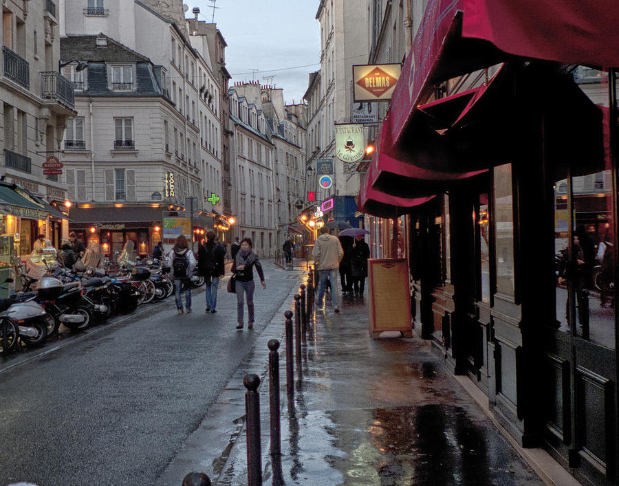 Rue Mouffetard Paris Photograph by Lois Johnson