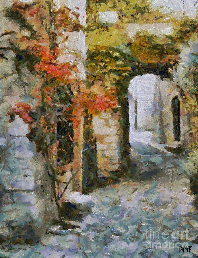Ruelle With Arch Painting by Dragica  Micki Fortuna