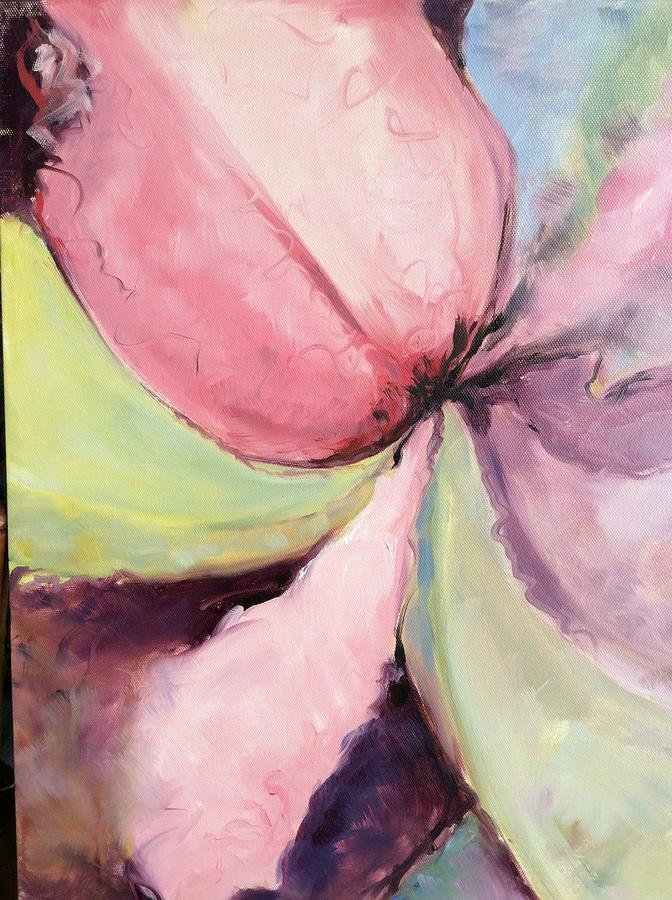 Ruffled Amaryllis Painting by Karen Carmean