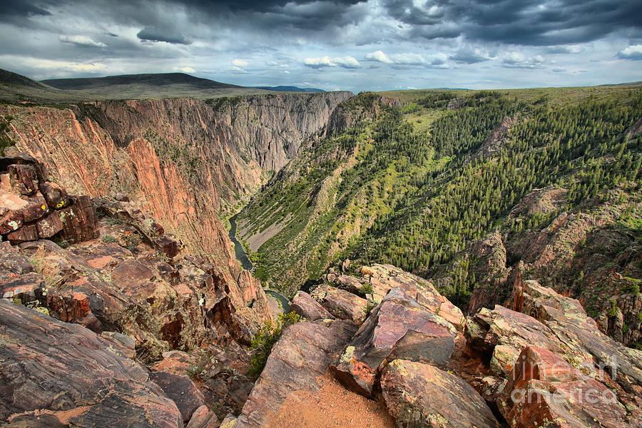 Rugged Edge Of The Canyon Photograph by Adam Jewell
