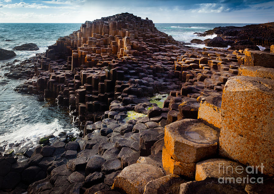 Rugged Giants Causeway Photograph by Inge Johnsson
