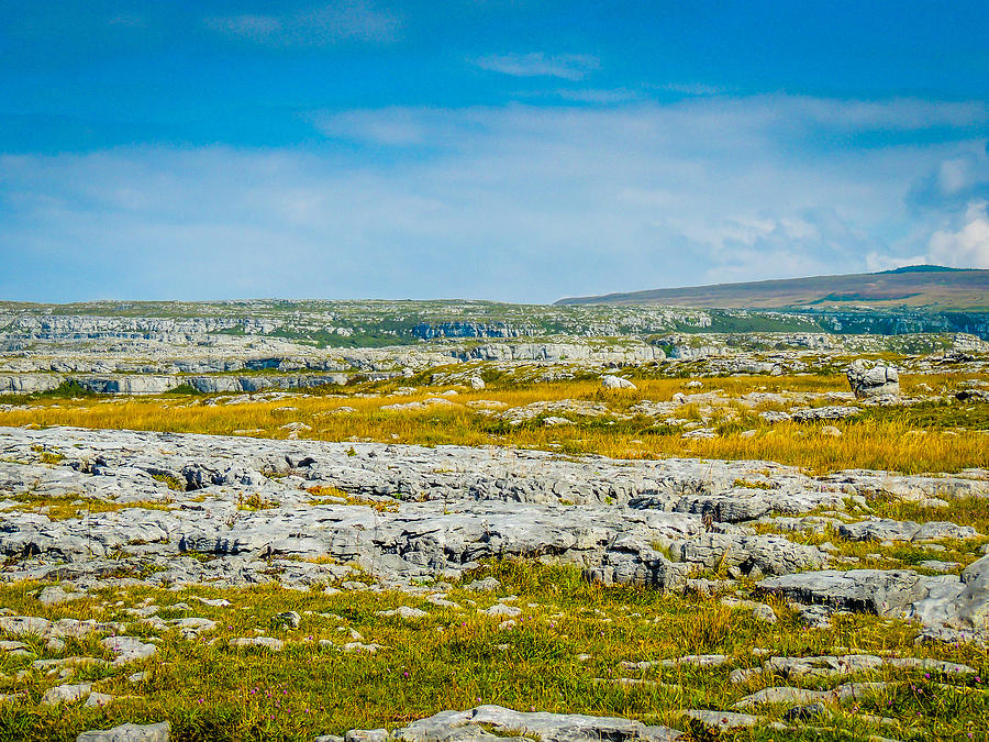 Rugged Limestone Burren Landscape Photograph by James Truett