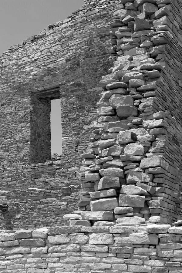 Rugged Rock Wall bw Photograph by Elizabeth Sullivan