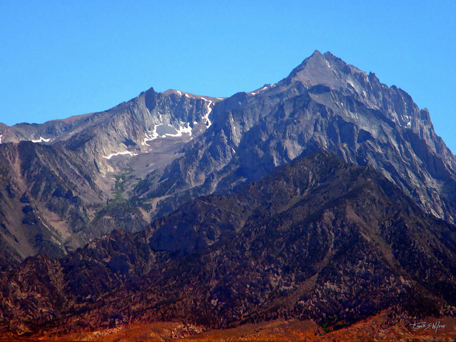 Rugged Sierra Peaks Photograph by Frank Wilson