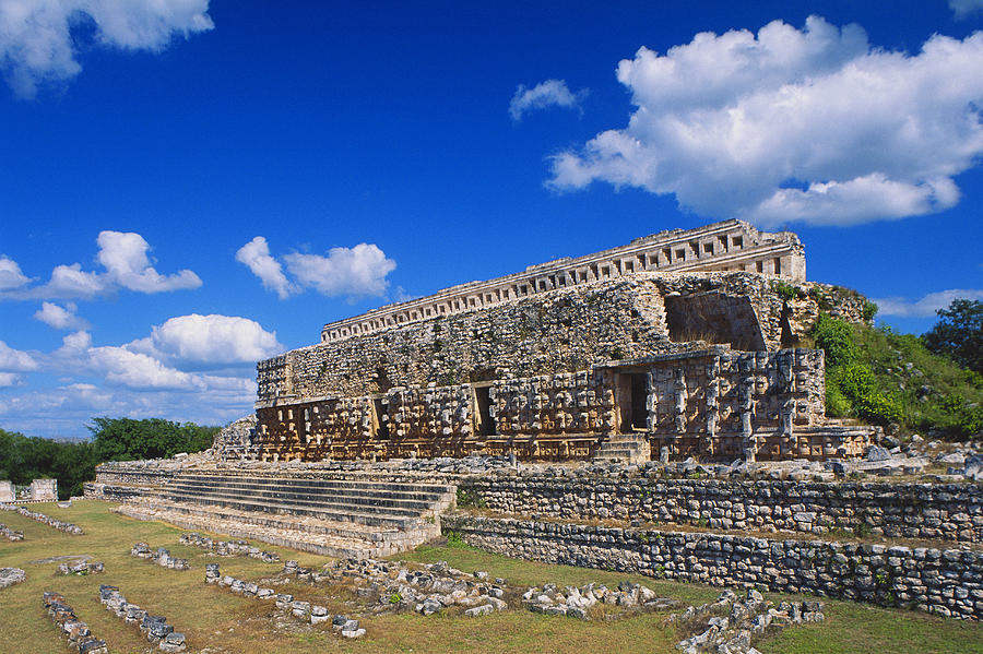 Ruins At Uxmal, Mexico Photograph by Massimo Borchi