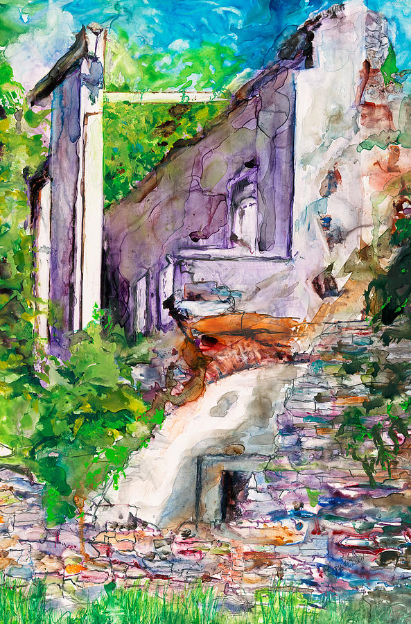 Ruins in Charlotte Amalie by Gary Debroekert Ruins in Charlotte Amalie by Gary Debroekert