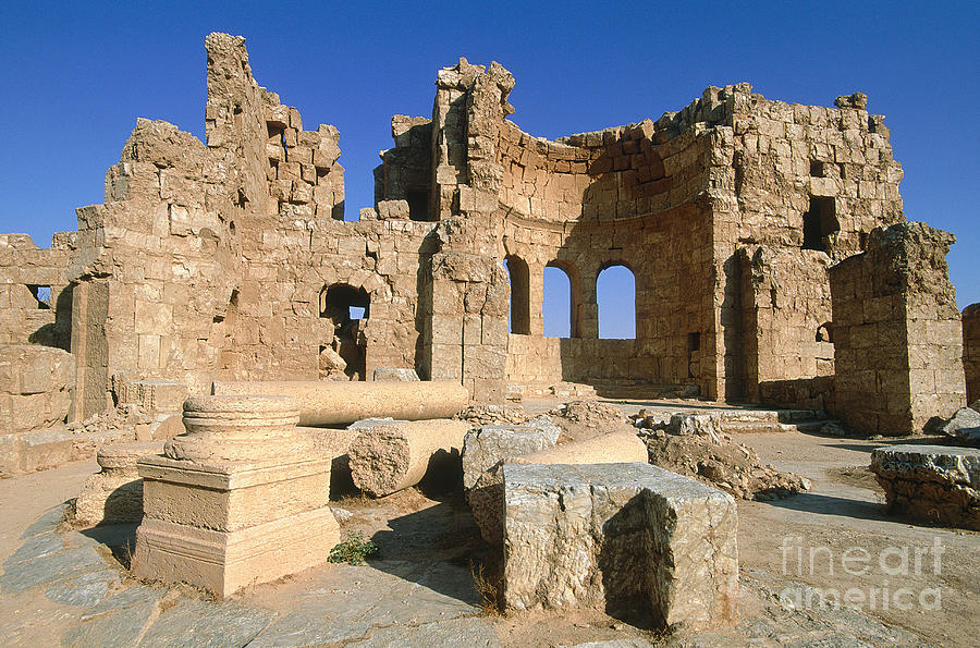Ruins Of A Roman Fortress, Resafa, Syria Photograph by Adam Sylvester