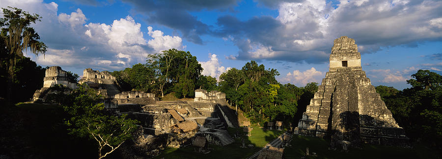 Ruins Of An Old Temple, Tikal, Guatemala Photograph by Panoramic Images