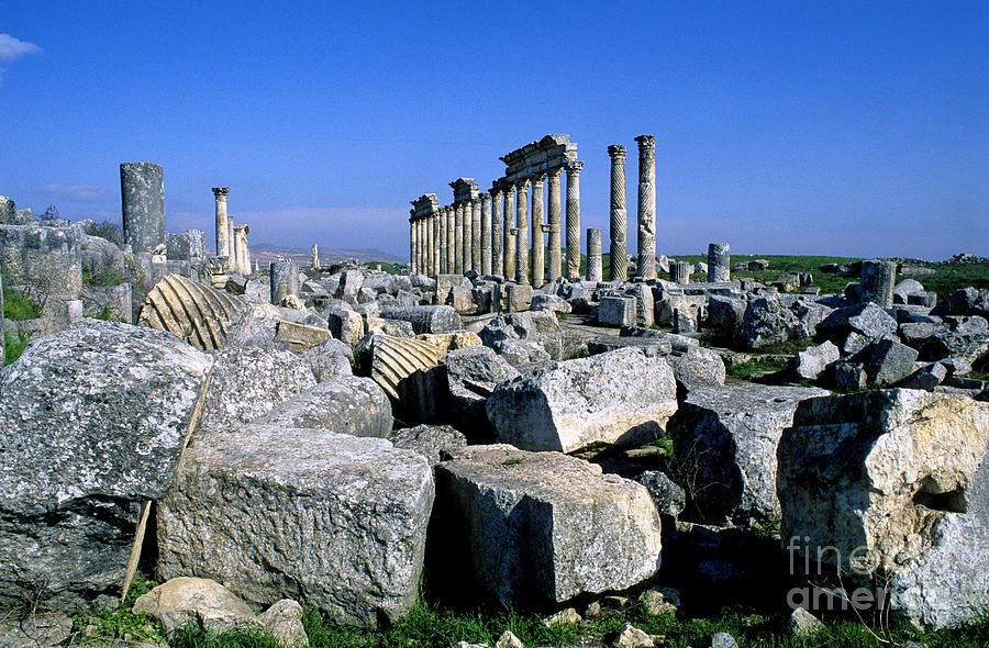 Ruins Of Apamea, Syria Photograph by Adam Sylvester