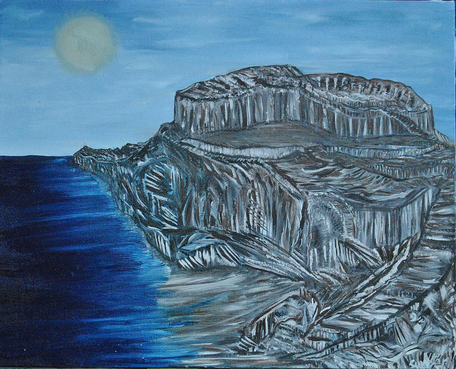 Ruins of Atlantis Painting by Suzanne Surber