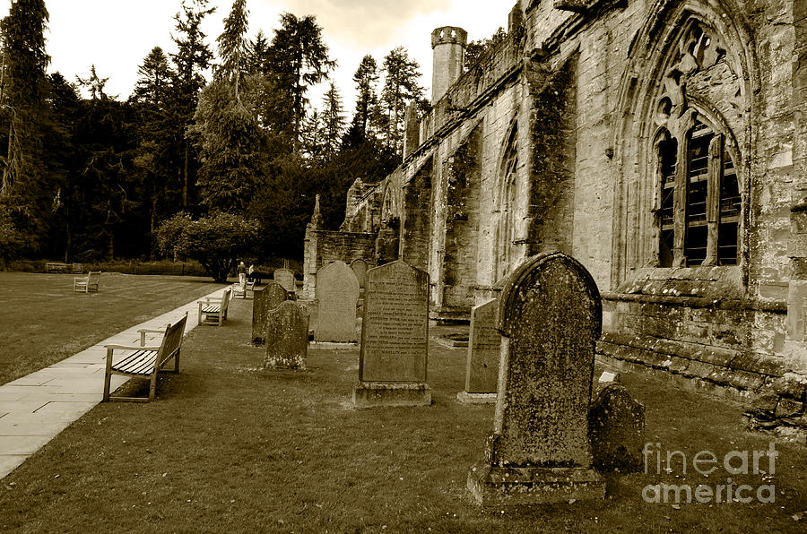 Ruins of Dunkeld Cathedral Digital Art by Pravine Chester