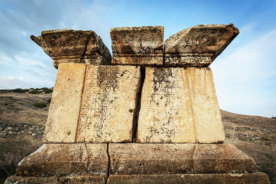 Ruins Of Graves, Hierapolis  Pamukkale Photograph by Reynold Mainse