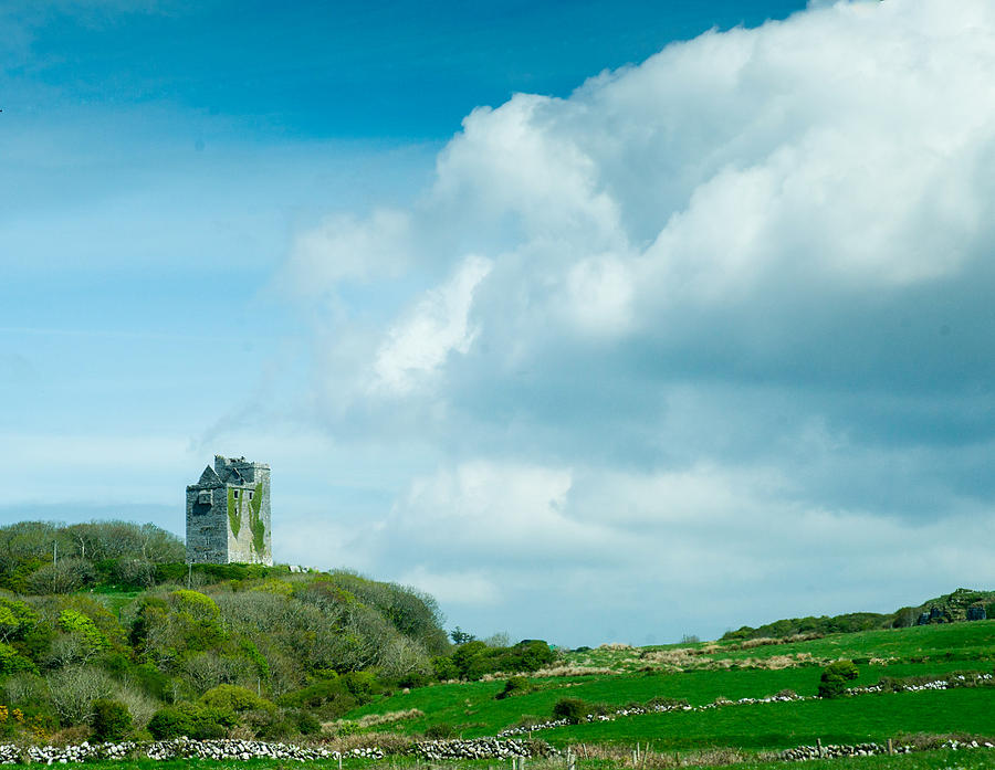Ruins of Irish Castle Photograph by Douglas Barnett