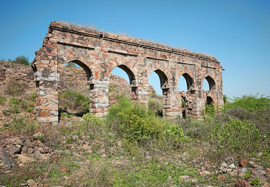 Ruins Of Kings Palace At Tughlakabad Photograph by Mukul Banerjee Photography