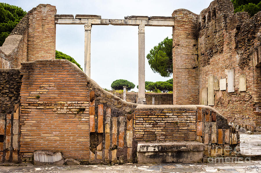 Up Movie Photograph - Ruins of Ostia Antica by Prints of Italy