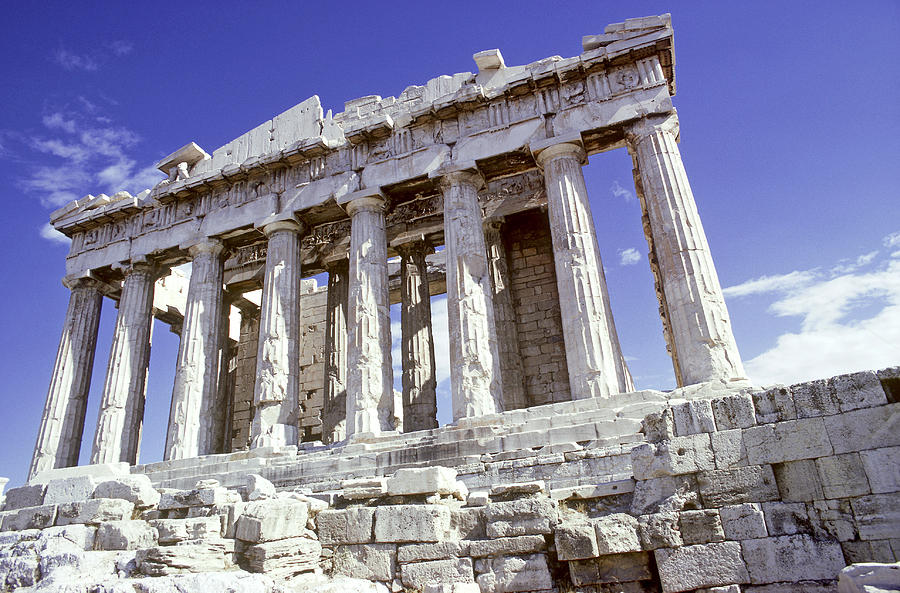 Ruins Of Parthenon Photograph by Karl H. Switak