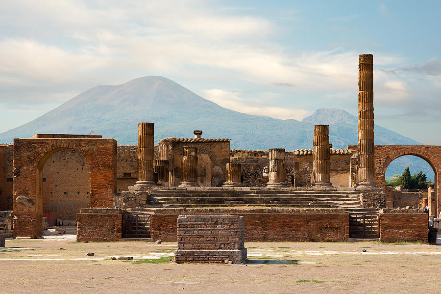 Architecture Photograph - Ruins of Pompeii by Gurgen Bakhshetsyan