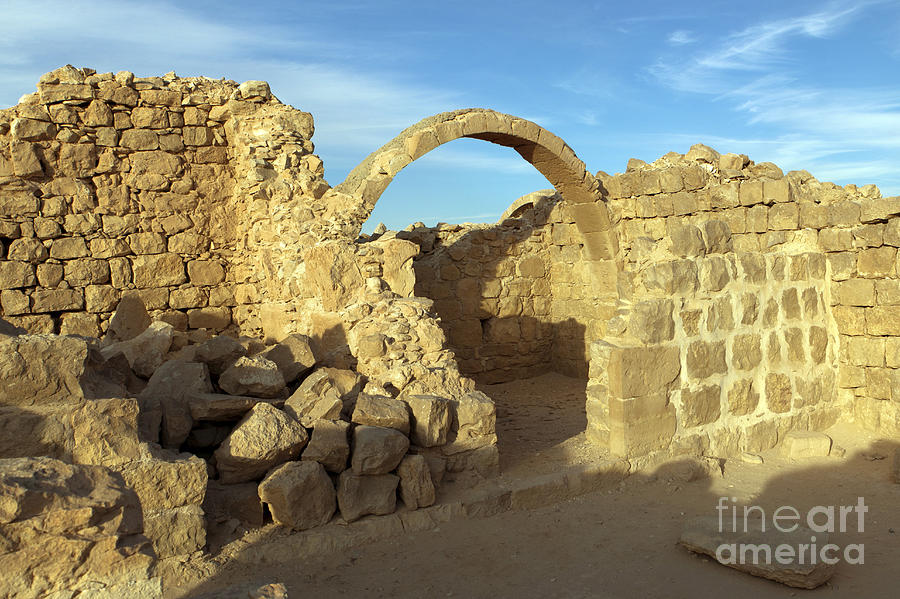 Ruins of Shivta Photograph by Nir Ben-Yosef