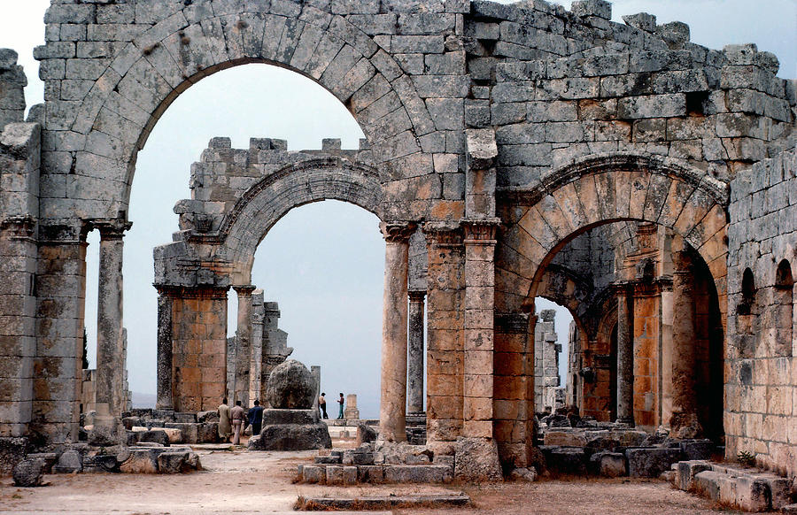 Ruins Of St, Simeon Photograph by Gianni Tortoli