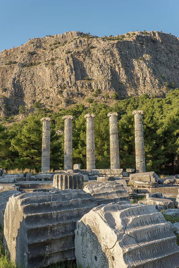 Ruins Of The Temple Of Athene Photograph by David Parker