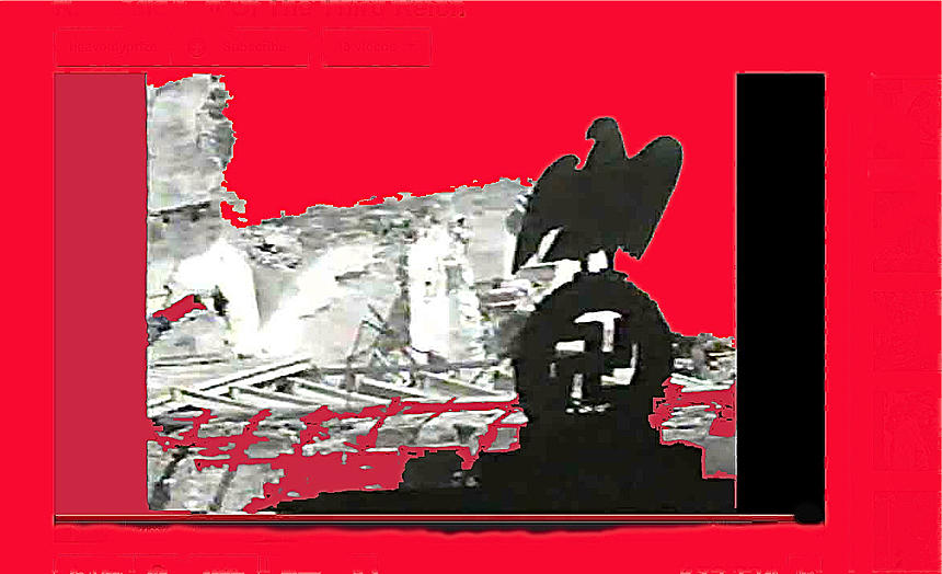 Ruins of the Third Reich Berlin Germany collage screen capture color added 2013 Photograph by David Lee Guss