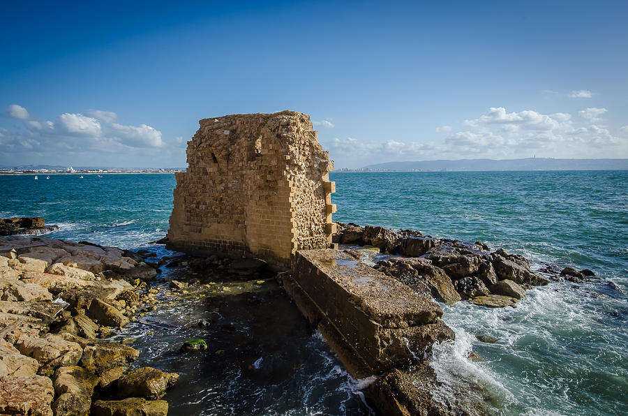 Ruins of the Walls at Acre Photograph by David Morefield