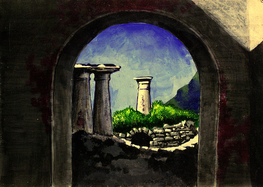 Ruins Painting by Salman Ravish