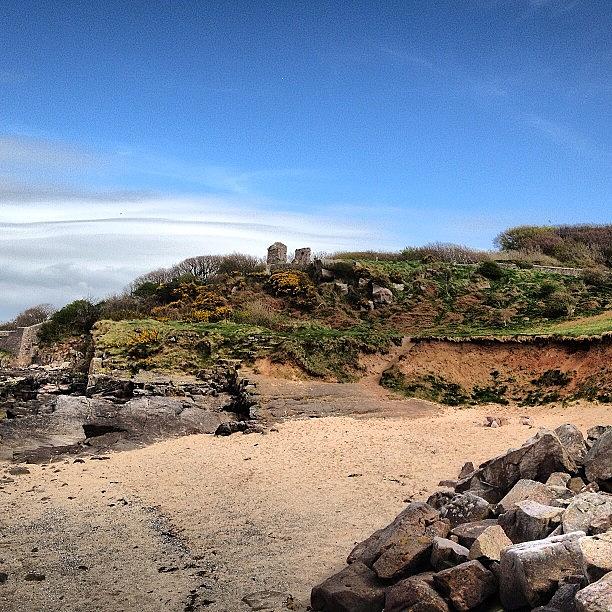 Beach Photograph - #ruins #stpatricks #chapel #heysham by Adam Coleman