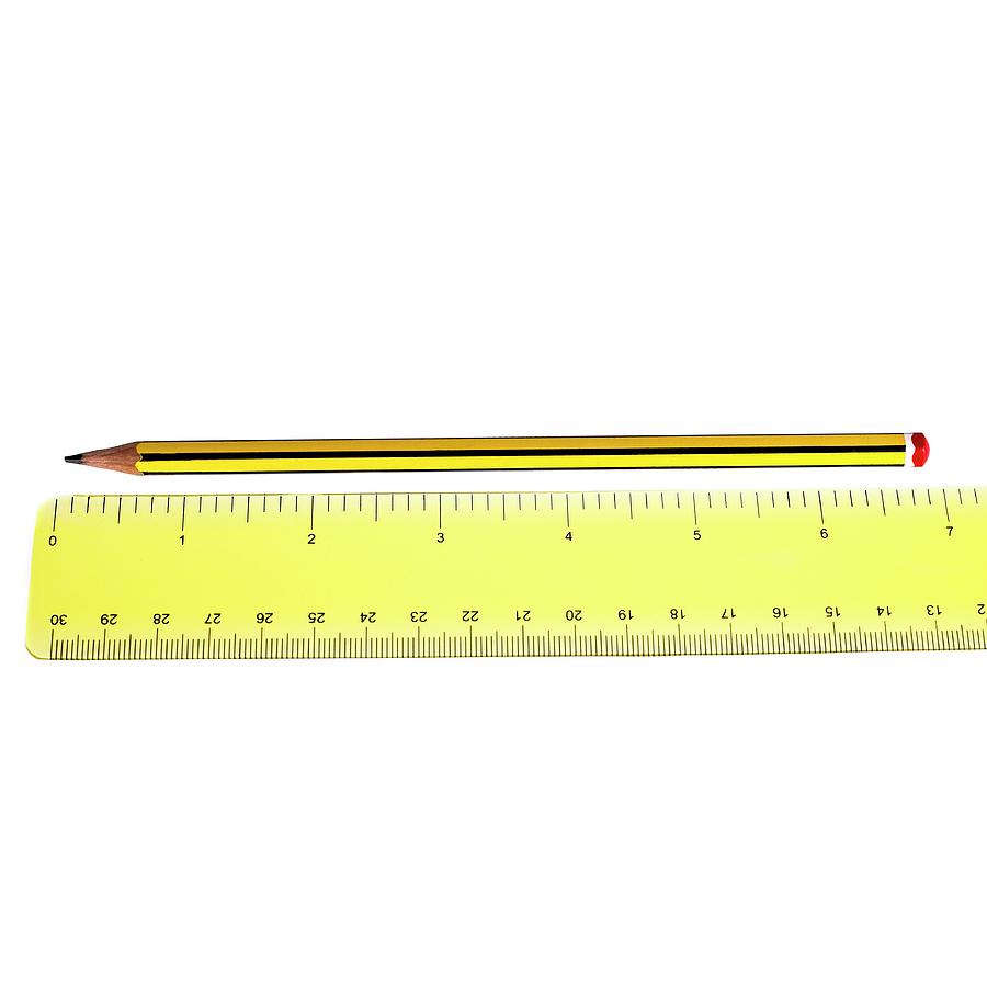 Ruler And Pencil Photograph by Science Photo Library