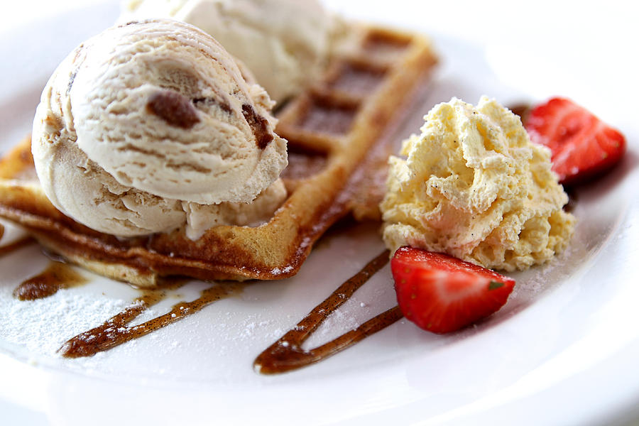 Rum & Raisin Waffles Photograph by Photograph by Jeffrey Lee