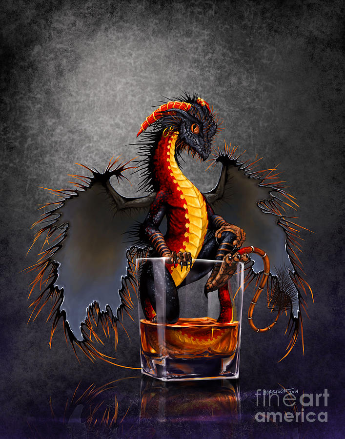 Dragon Digital Art - Rum Dragon by Stanley Morrison