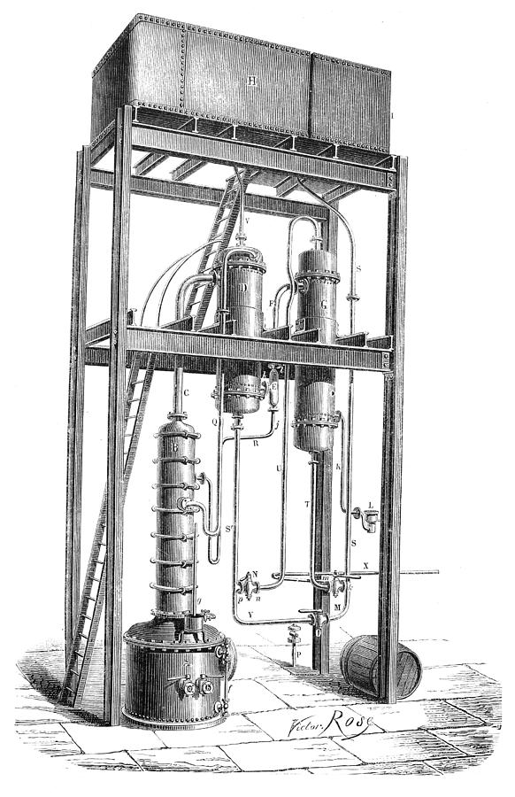Rum Production: Still Photograph by Granger