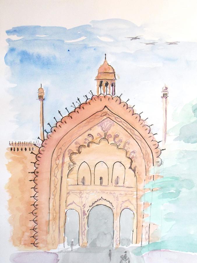 Rumi Gate Painting by Keshava Shukla