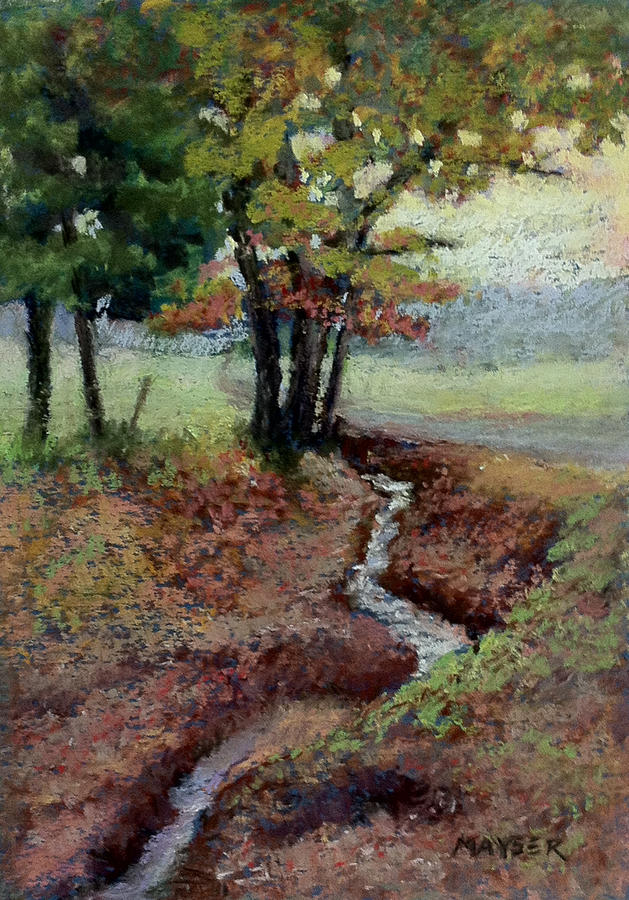 Landscape Painting - Rumor Of Autumn by Julie Mayser Landscape Painting - Rumor Of Autumn by Julie Mayser