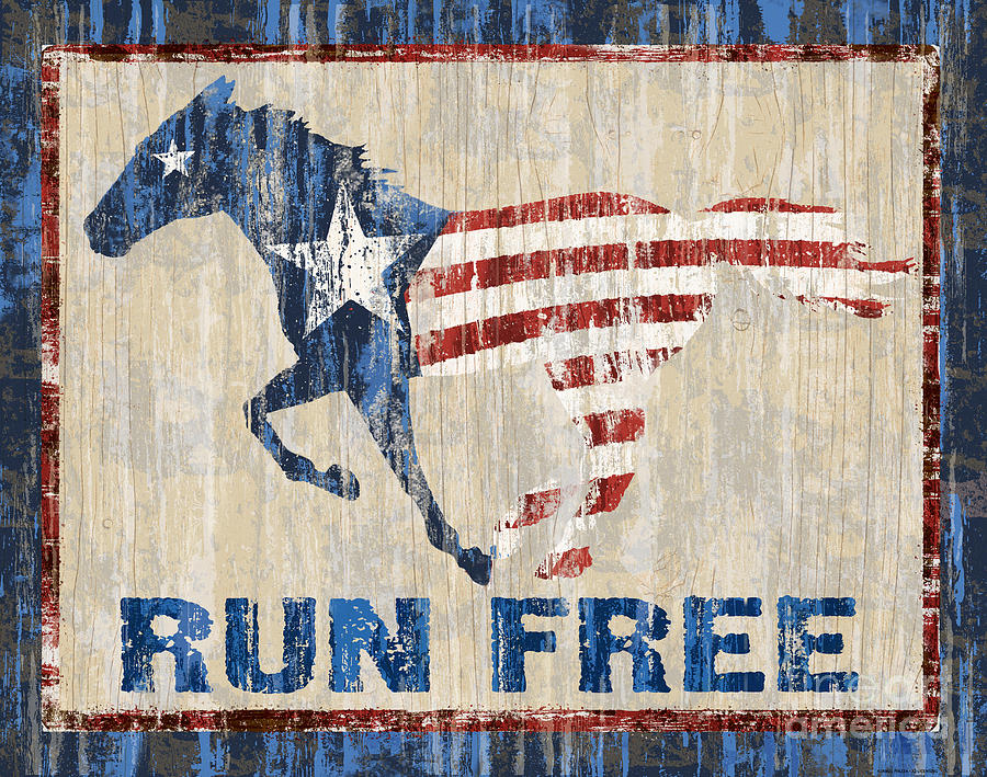 Run Free Painting by JQ Licensing