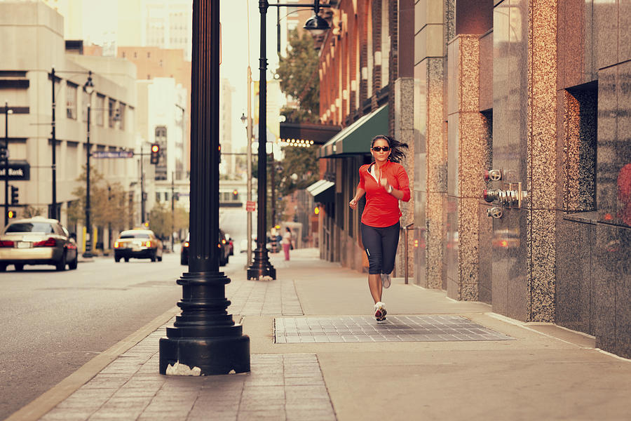 Run in the City Photograph by RichVintage