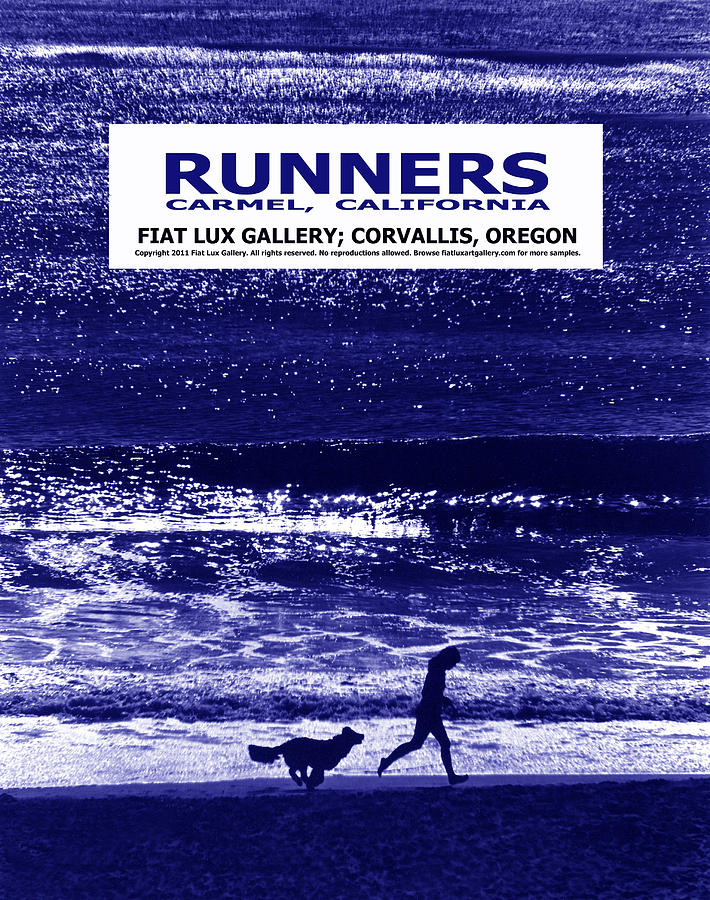 Running Carmel Bay California Photograph by Michael Moore