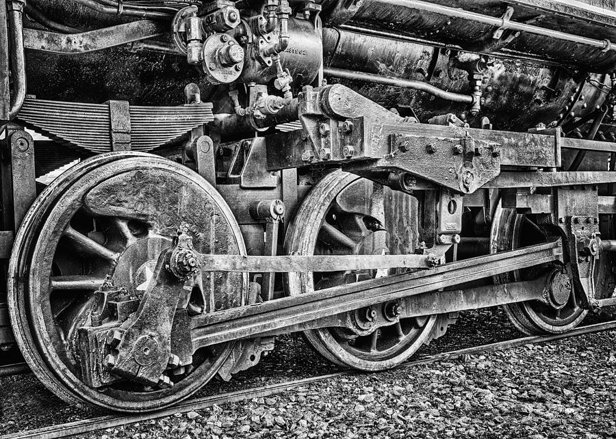 Train Photograph - Running Gear by Larry Helms