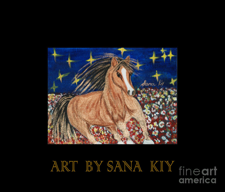 Running Horse. Inspirations Collection. Painting by Oksana Semenchenko