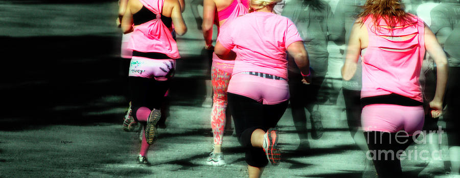 pink on running