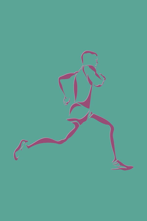 Runner Photograph - Running Runner9 by Joe Hamilton Runner Photograph - Running Runner9 by Joe Hamilton
