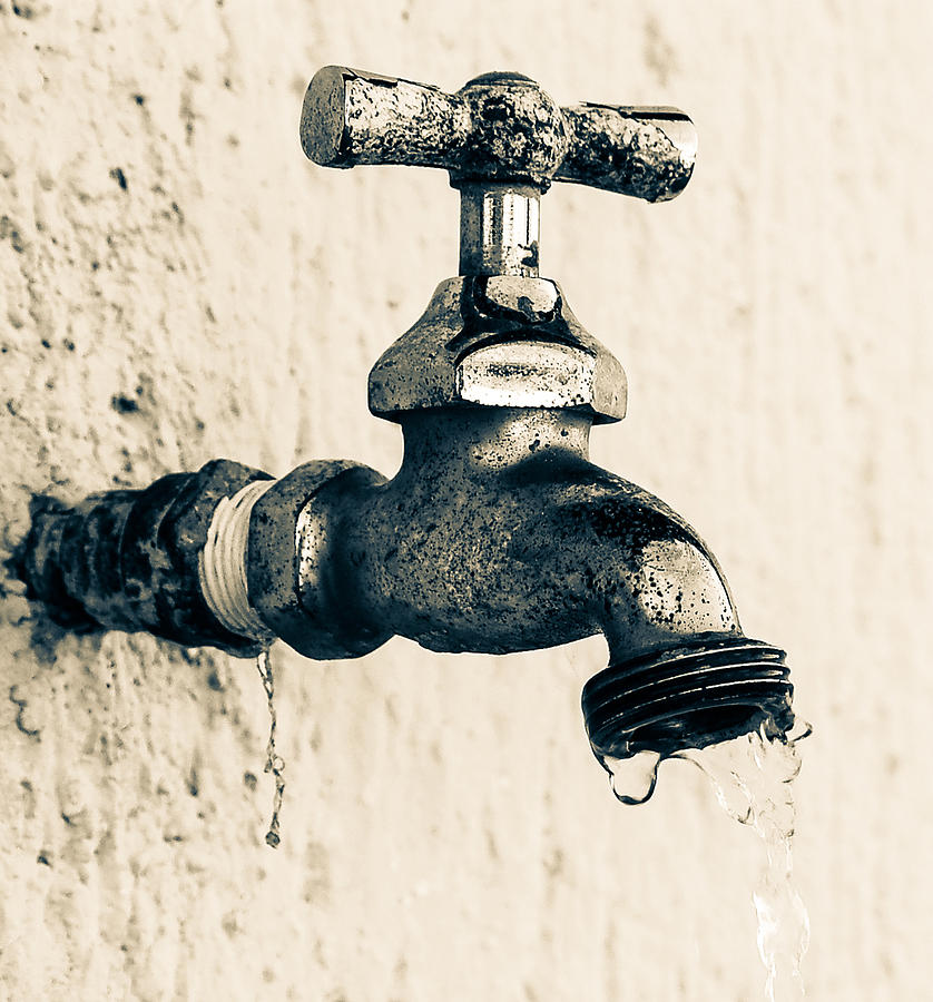Running rusting faucet Photograph by Grace De Bruyne Fine Art America